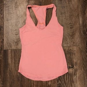Peach workout tank top